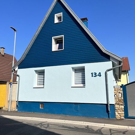 Ferienwohnung Blaues Haus Ubstadt-Weiher Dış mekan fotoğraf