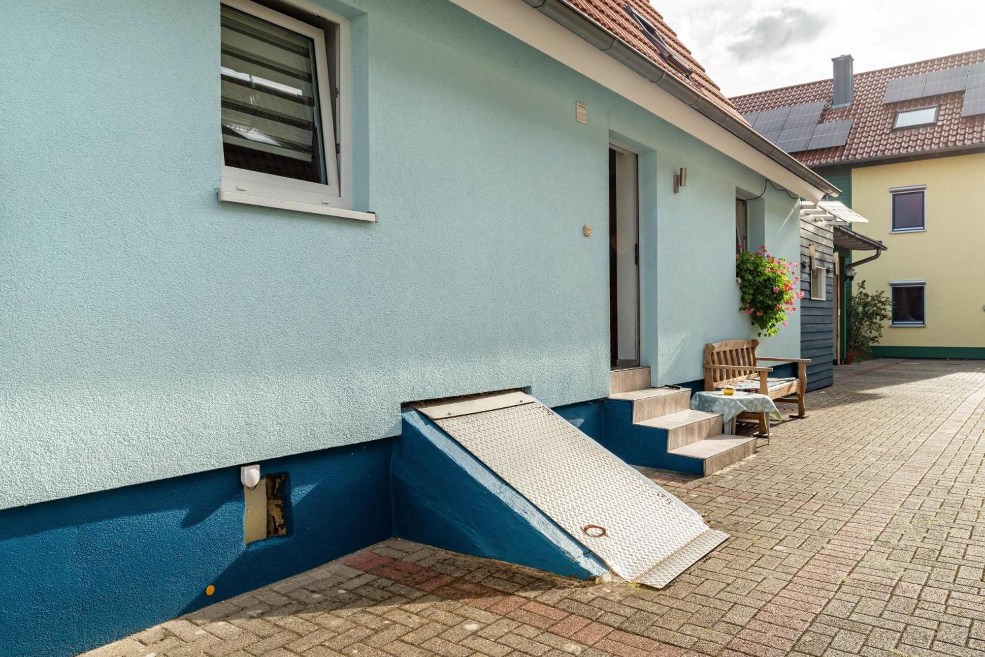 Ferienwohnung Blaues Haus Ubstadt-Weiher Dış mekan fotoğraf